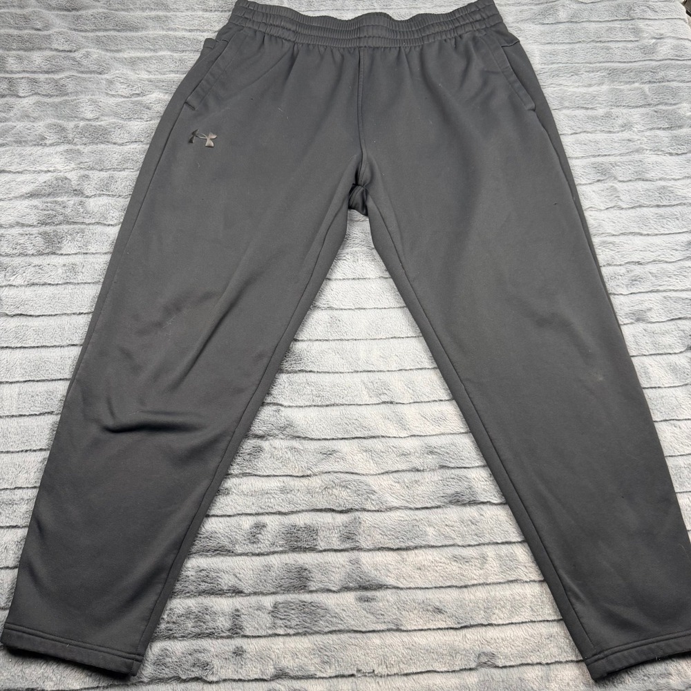 Under Armour Mens XXL Black Armour Fleece Loose Fit Jogger Sweatpants 11777